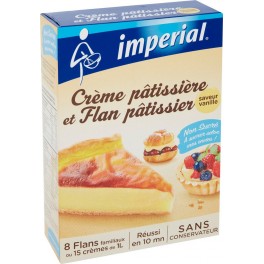 Imperial Préparation dessert Crème Pâtissière & Flan Pâtissier 800g