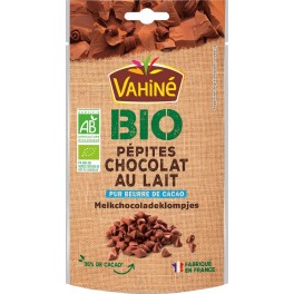 Vahine Pépites de chocolat au lait Bio