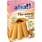 ALSA Préparation flan Entremets au bon goût caramel 180g