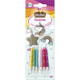 Vahine Bougies licorne