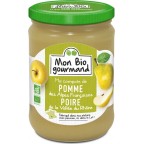 Mon Bio Gourmand Compote Bio de pomme des alpes Françaises et poire de la vallée du Rhône