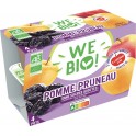 We Bio Compote pomme cassis sans sucres ajoutés Bio !