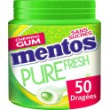 Mentos Chewing-gum Pure Fresh citrus au thé vert s/sucres 100g (lot de 3)