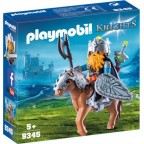 PLAYMOBIL 9345 Knights - Combattant Nain Et Poney