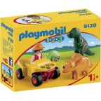 PLAYMOBIL 9120 1.2.3 - Explorateur Et Dinosaures