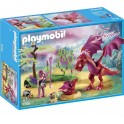 PLAYMOBIL 9134 Fairies - Gardienne Des Fées Avec Dragons