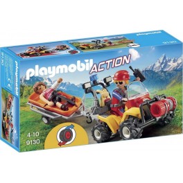 PLAYMOBIL 9130 Action - Secouriste Des Montagnes Avec Quad