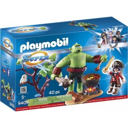 PLAYMOBIL 9409 Super 4 - Ogre Géant Avec Ruby