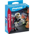 PLAYMOBIL 9093 Special Plus - Pompier Avec Arbre En Feu