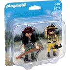 PLAYMOBIL 9217 - Duo Garde Forestier Et Braconnier