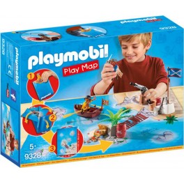 PLAYMOBIL 9328 Pirates - Pirates Avec Support De Jeu