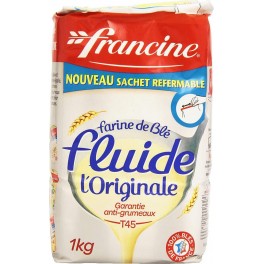 Francine Farine de blé T45 fluide 1Kg