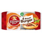 La Fournée Dorée 4 Brioch’ Burger 250g (lot de 4)