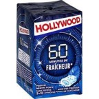 HOLLYWOOD Chewing-gum menthe forte sans sucres x3 60g