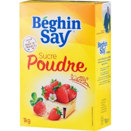 Béghin Say Sucre Poudre 1Kg (lot de 6)