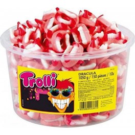 Trolli Dents de Dracula (Boîte de 150 pièces)