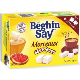 Béghin Say Sucre en Morceaux Sécables n°4 1Kg (lot de 6)
