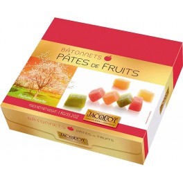 Jacquot Bâtonnets Pâtes de Fruits 1Kg