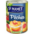 St Mamet Fruits au sirop Pêches 275g