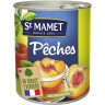 St Mamet Fruits au sirop Pêches 475g