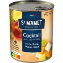 St Mamet Fruits au sirop Cocktail Pêche Poire Ananas Raisin 500g (lot de 3)