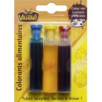 Vahiné Colorants Alimentaires par 3 Tubes de 6ml