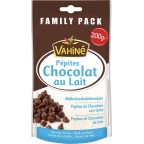 Vahiné Pépites de Chocolat au Lait Family Pack 200g