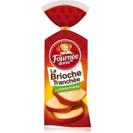 La Fournée Dorée La Brioche Tranchée à la Crème Fraîche 500g