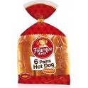 La Fournée Dorée 6 Pains Hot Dog Prédécoupé 270g