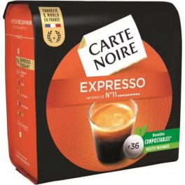 CARTE NOIRE Dosette Senseo Espresso n°11 x36