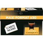 Carte Noire espresso lungo classique n°6 type nespresso x30 168g