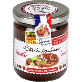 LUCIEN GEORGELIN Pâte à tartiner noisette cacao 280g