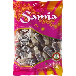 Samia Bonbons Bouteilles Cola Halal 200g (lot de 4)