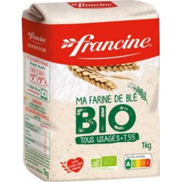 Francine Farine de blé T55 Bio 1Kg
