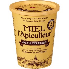 Miel l’Apiculteur de Nos Terroirs Crémeux Onctueux 500g (lot de 4)