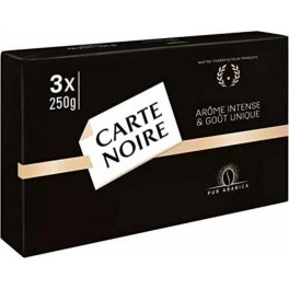 CARTE NOIRE Café moulu 3x250g