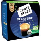 CARTE NOIRE Café Compatibles SENSEO décaféiné n°5 36 dosettes