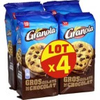 Granola cookies gros éclats de chocolat 4x184g