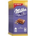 Milka Chocolat au lait et aux grains de riz soufflés 6x100g