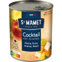 St Mamet Fruits au sirop Cocktail Pêche Poire Ananas Raison avec jus naturel 500g