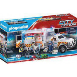 Playmobil 70936 AMBULANCE+SECOURISTES+BLESSE