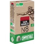 San Marco Café capsules Compatibles Nespresso n°8 bio 10 capsules