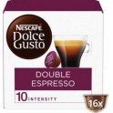 NESCAFE Capsules de café double espresso intensité 10 compatibles Dolce Gusto