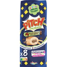 Brioches Pitch Chocobarre goût Noisette x8 300g
