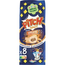 Pitch Brioches barre Chocolat barre croustillante Crousti x8 300g (lot de 3)