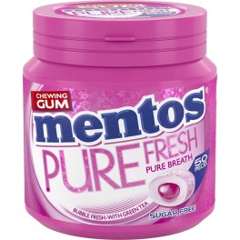 Mentos Chewing-gum Pure Fresh Bubble Fresh x50 100g