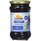 Gerblé Confiture myrtille Sans sucres ajoutés 320g