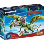 PLAYMOBIL 70730 Dragon Racing Course de dragons : Kognedur Kranedur Pète et Prout