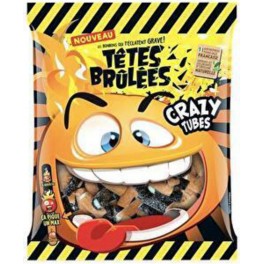 Têtes brûlées Bonbons Crazy tubes 180g