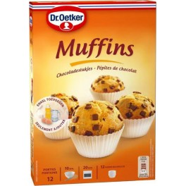 Dr. Oetker DR OETKER Préparation pour muffins aux pépites de chocolat 370g